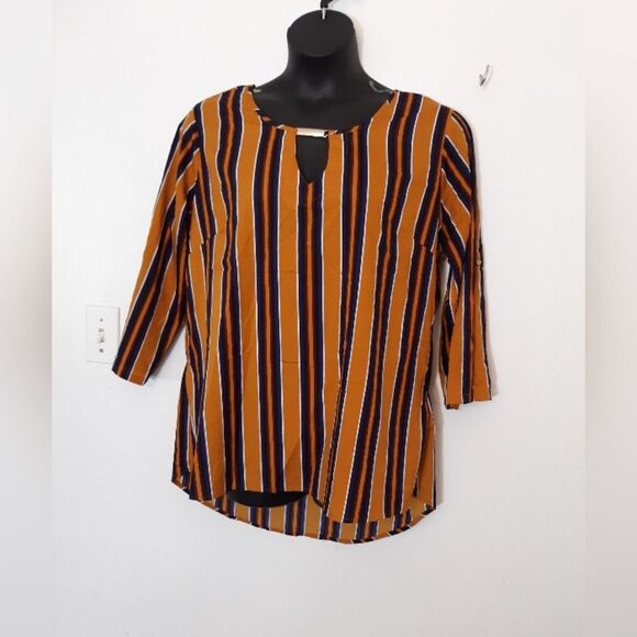 Mileage striped high low top - Picture 1 of 6